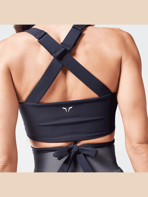 SQUATWOLF CORE RIBBED BRA TOP