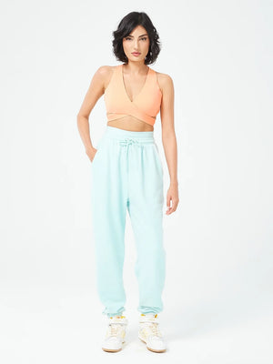SQUATWOLF RETROGRADE CRISS CROSS BRA TOP