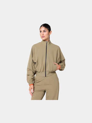 SQUATWOLF WOVEN CROP JACKET