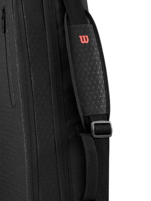 WILSON CLASH V3 3PK RACQUET BAG BLACK/Infrared