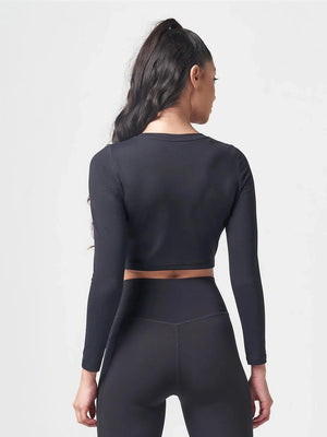 SQUATWOLF ESSENTIAL FULL SLEEVES CROP TOP