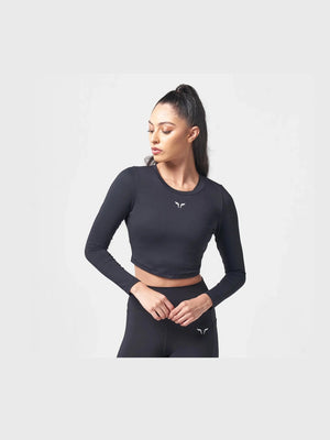 SQUATWOLF ESSENTIAL FULL SLEEVES CROP TOP