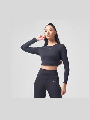 SQUATWOLF ESSENTIAL FULL SLEEVES CROP TOP