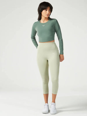 SQUATWOLF ESSENTIAL FULL SLEEVES CROP TOP