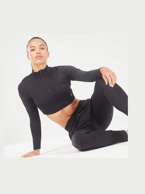SQUATWOLF QTR ZIP SERPENT TOP