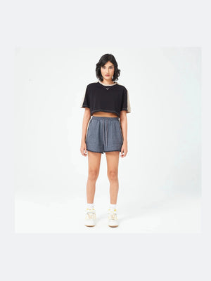 SQUATWOLF RETROGRADE CROP TEE