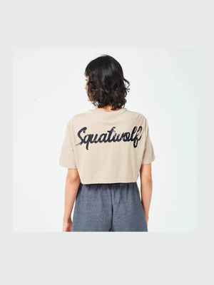 SQUATWOLF RETROGRADE CROP TEE