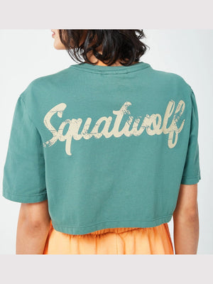 SQUATWOLF RETROGRADE CROP TEE