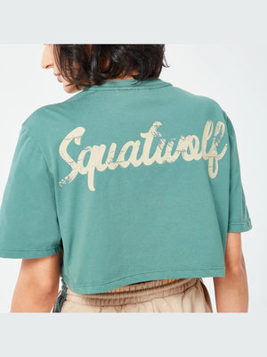 SQUATWOLF RETROGRADE CROP TEE