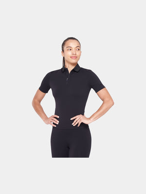 SQUATWOLF ZIP UP POLO HIGH HIP TEE