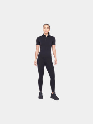 SQUATWOLF ZIP UP POLO HIGH HIP TEE