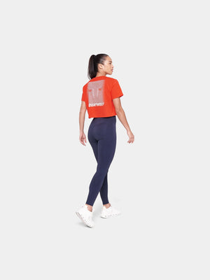 SQUATWOLF SLOGAN CROP TEE