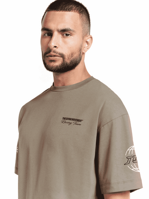 THE GIVING MOVEMENT RELAXED FIT PRINTED BIKER T-SHIRT