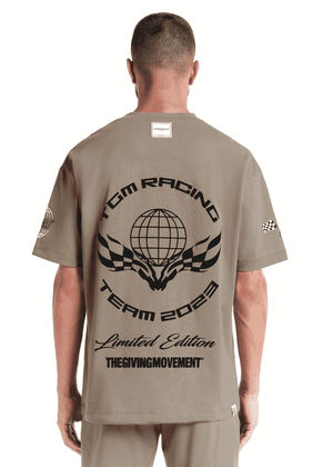 THE GIVING MOVEMENT RELAXED FIT PRINTED BIKER T-SHIRT