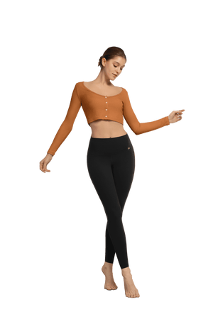 YVETTE CROP LONGSLEEVE IVY