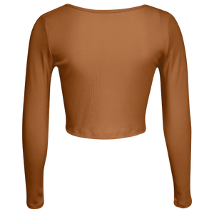YVETTE CROP LONGSLEEVE IVY