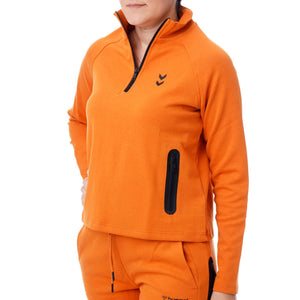 HUMMEL- HMLFUYU ZIP NECK SWEATSHIRT