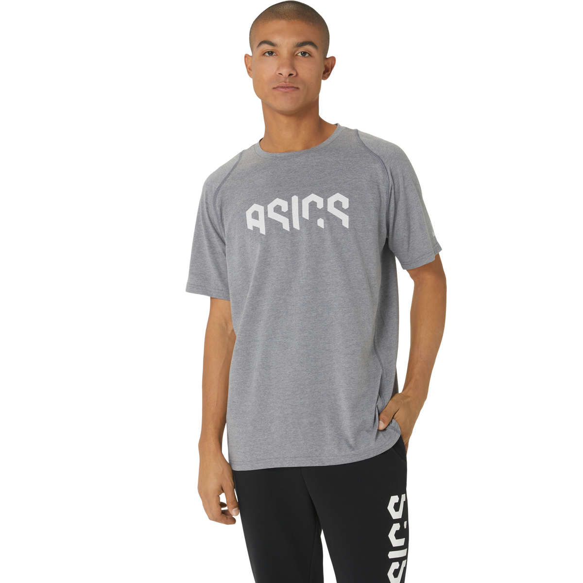 ASICS HEX GRAPHIC COTTON BLEND SS TEE