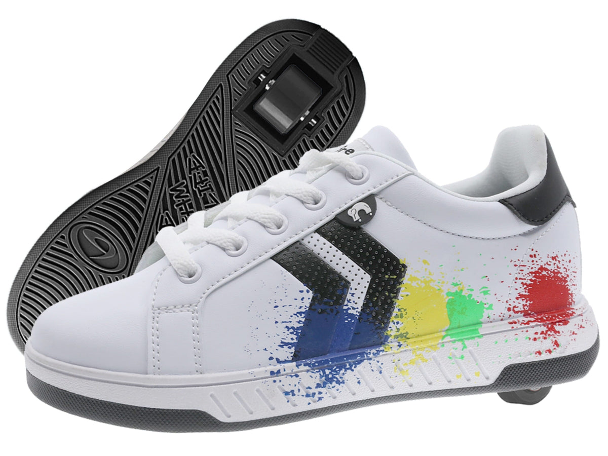 BREEZY ROLLERS 2180370 (WHITE-BLACK-MULTICOLORED)