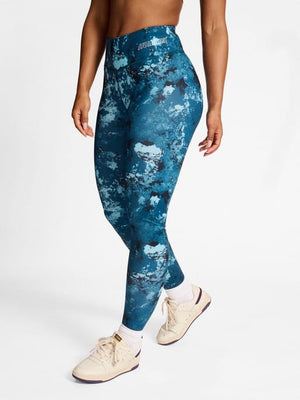 HUMMEL HMLTE DIGI SANDSTORM AOP MW TIGHTS