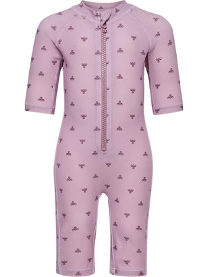 HUMMEL HMLMINI BEE AOP SWIMSUIT 3/4 SL