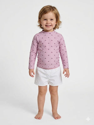 HUMMEL HMLMINI BEE AOP SWIM T-SHIRT L/S