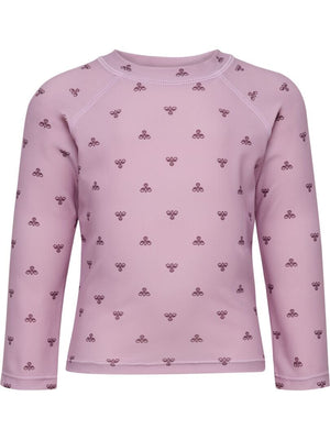 HUMMEL HMLMINI BEE AOP SWIM T-SHIRT L/S