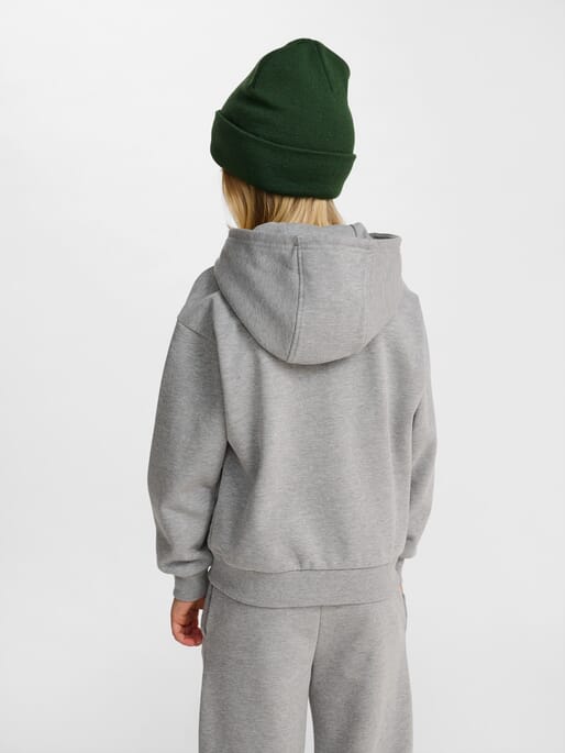 HUMMEL- hmlJR LOOSE ZIP HOODIE BEE