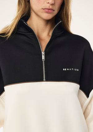 P.E NATION BOUNDLESS ZIP NECK