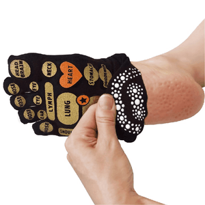 MIKASA DOUBLE-SIDED REFLEXOLOGY TOE SOCKS