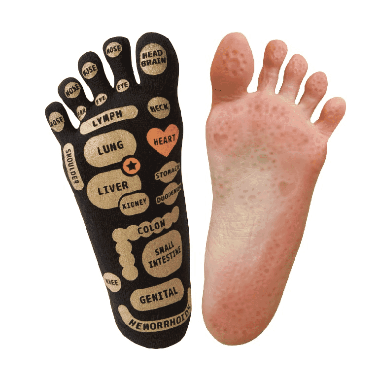 MIKASA DOUBLE-SIDED REFLEXOLOGY TOE SOCKS