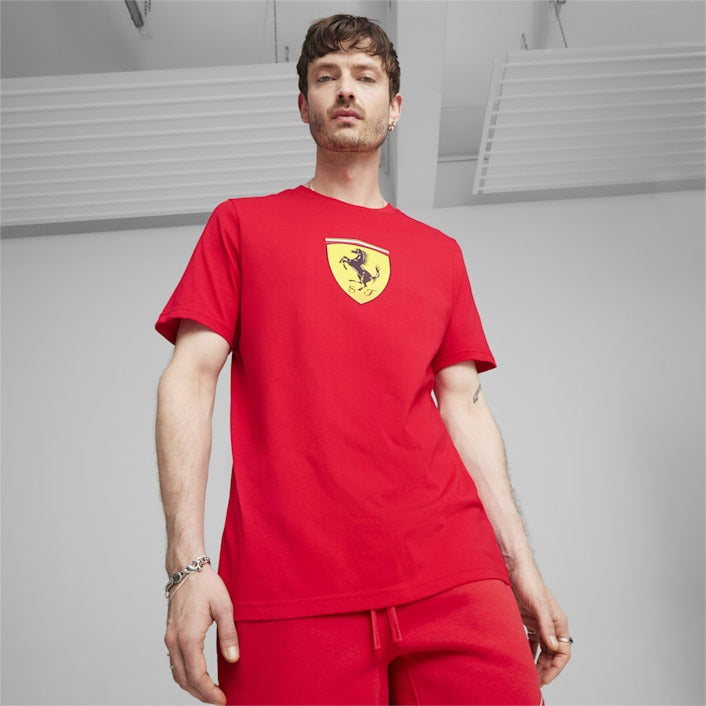 PUMA FERRARI RACE BIG SHIELD T COLOURED