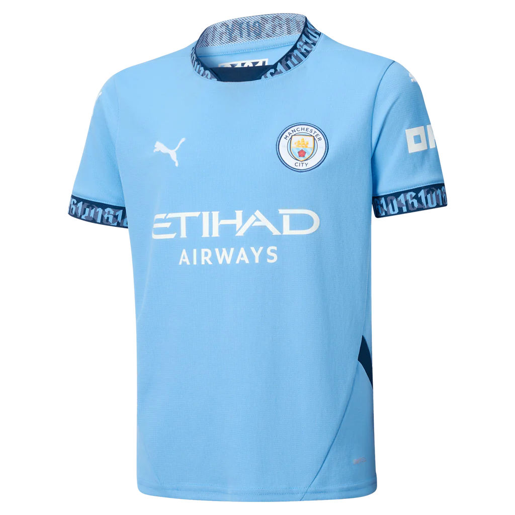 PUMA MCFC HOME JERSEY REPLICA JR