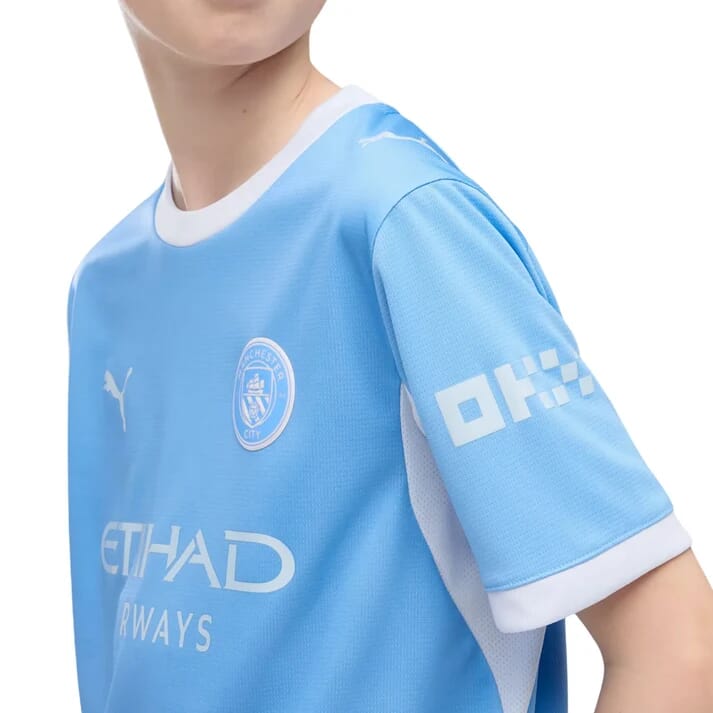 PUMA MCFC HOME JERSEY REPLICA JR