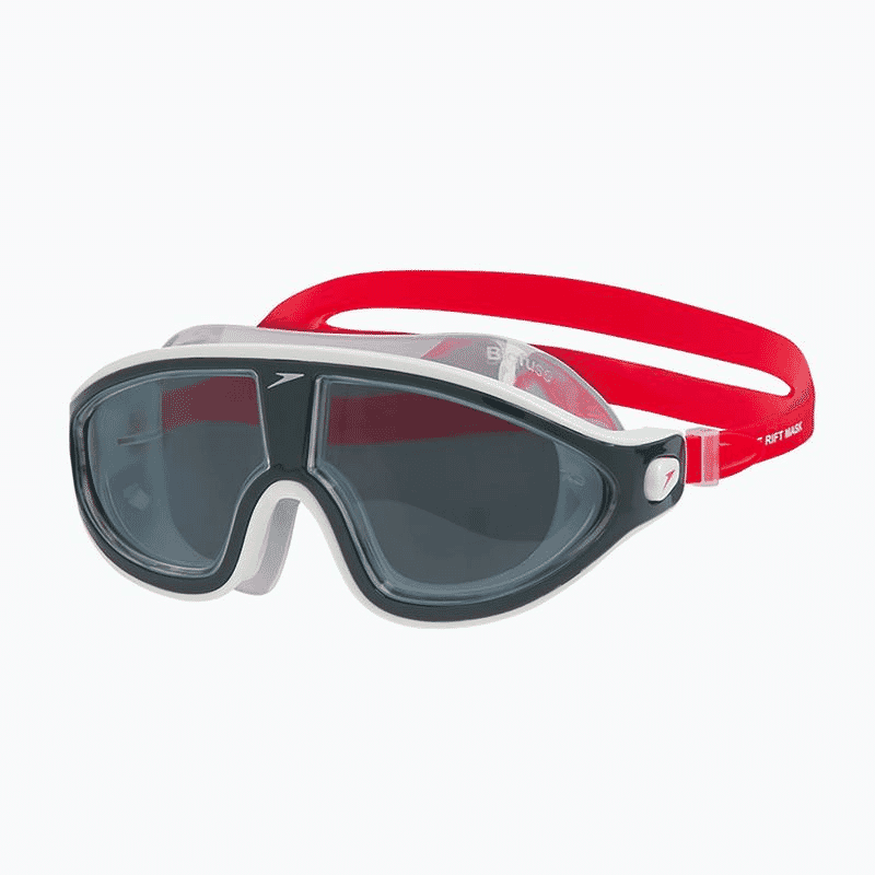 SPEEDO BIOFUSE RIFT MASK LAVA RED / OXID GREY / SMOKE