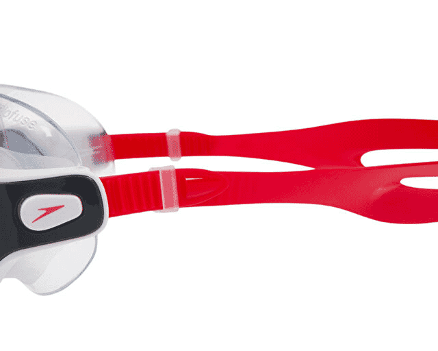 SPEEDO BIOFUSE RIFT MASK LAVA RED / OXID GREY / SMOKE