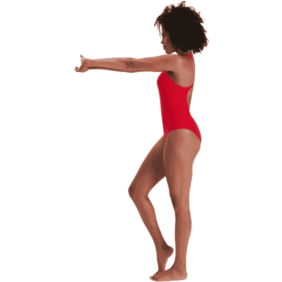 SPEEDO WOMENS ENDURANCE+ MEDALIST FED RED