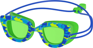 SPEEDO 7750704 - KIDS SUNNY G POP SEASIDERS PRINT SPEEDO BLUE CAMO / JELLO GREEN