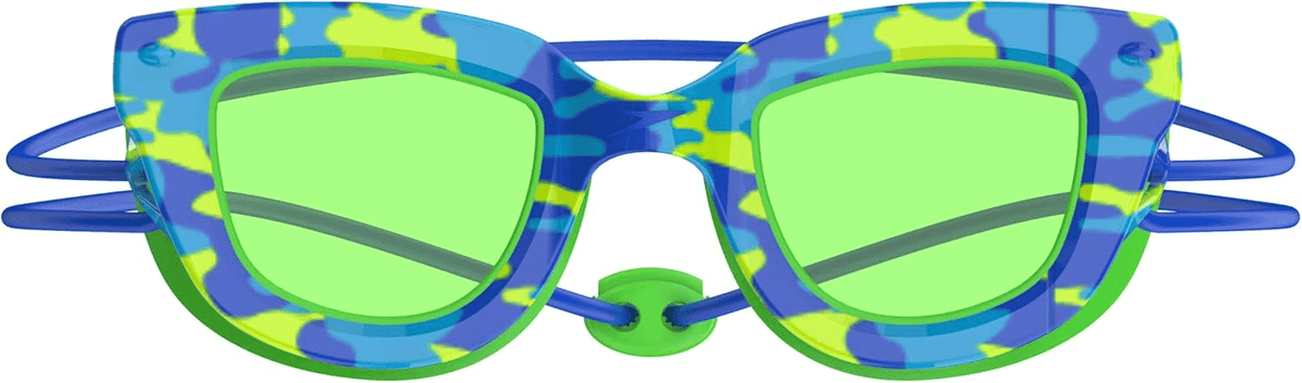 SPEEDO 7750704 - KIDS SUNNY G POP SEASIDERS PRINT SPEEDO BLUE CAMO / JELLO GREEN