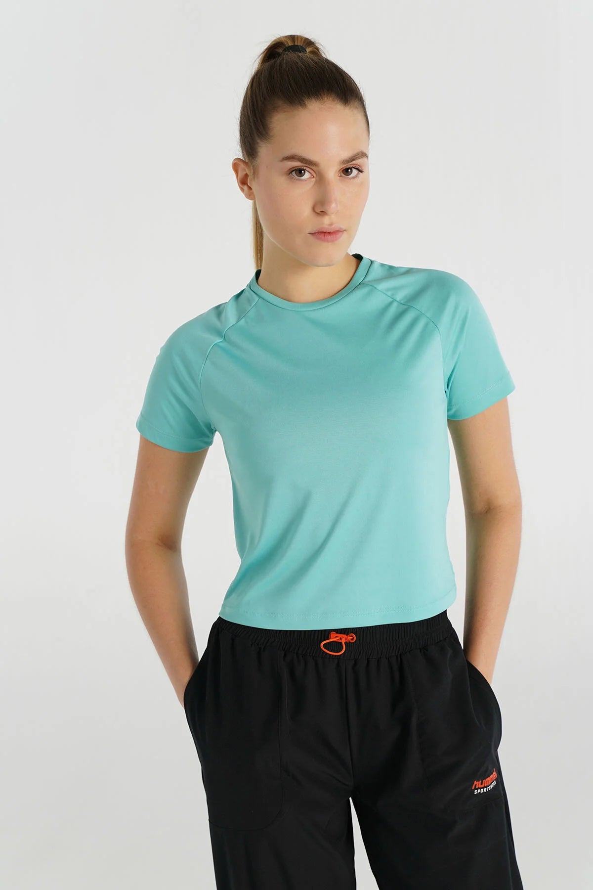 HUMMEL HMLVALERY CROP T-SHIRT S/S