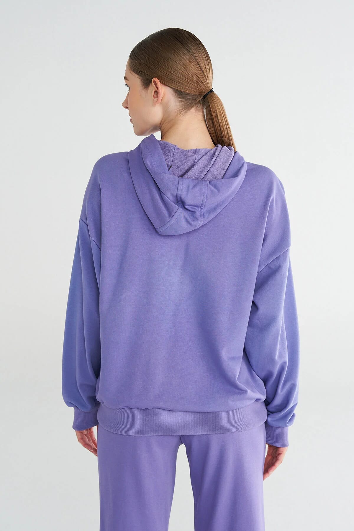HUMMEL- HMLDEVON ZIP NECK HOODIE