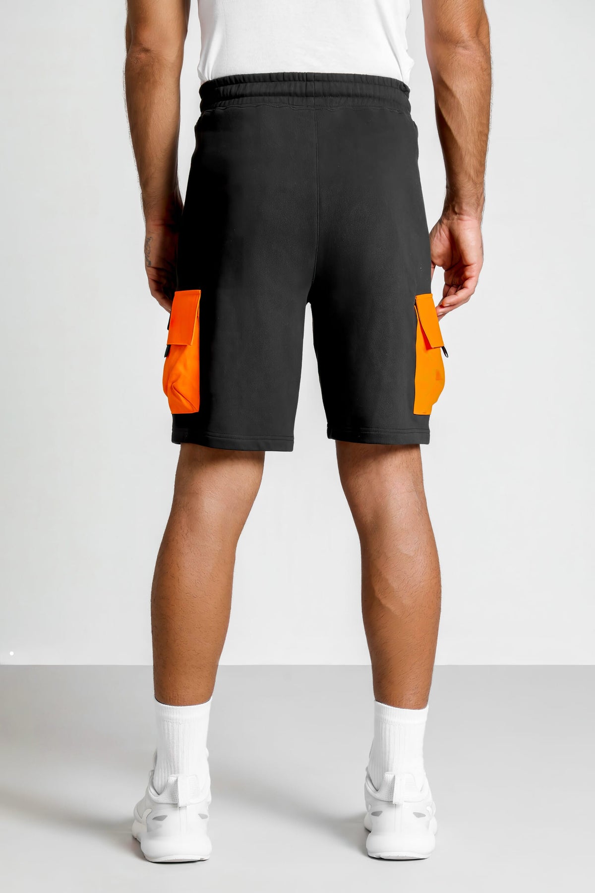TRIBE OF 6 BABYLON GRAPHIC CARGO SHORTS