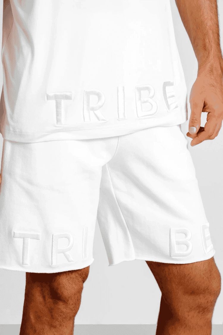 TRIBE OF 6 BJORN EMBROIDED SHORT
