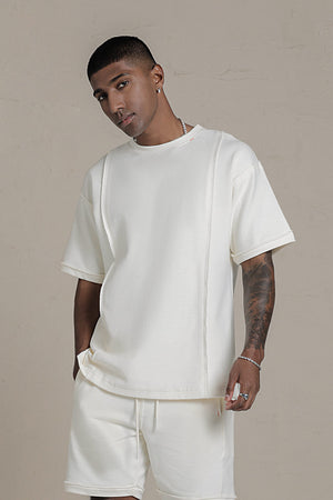 TRIBE OF 6 DEXTER RAW EDGE TEE