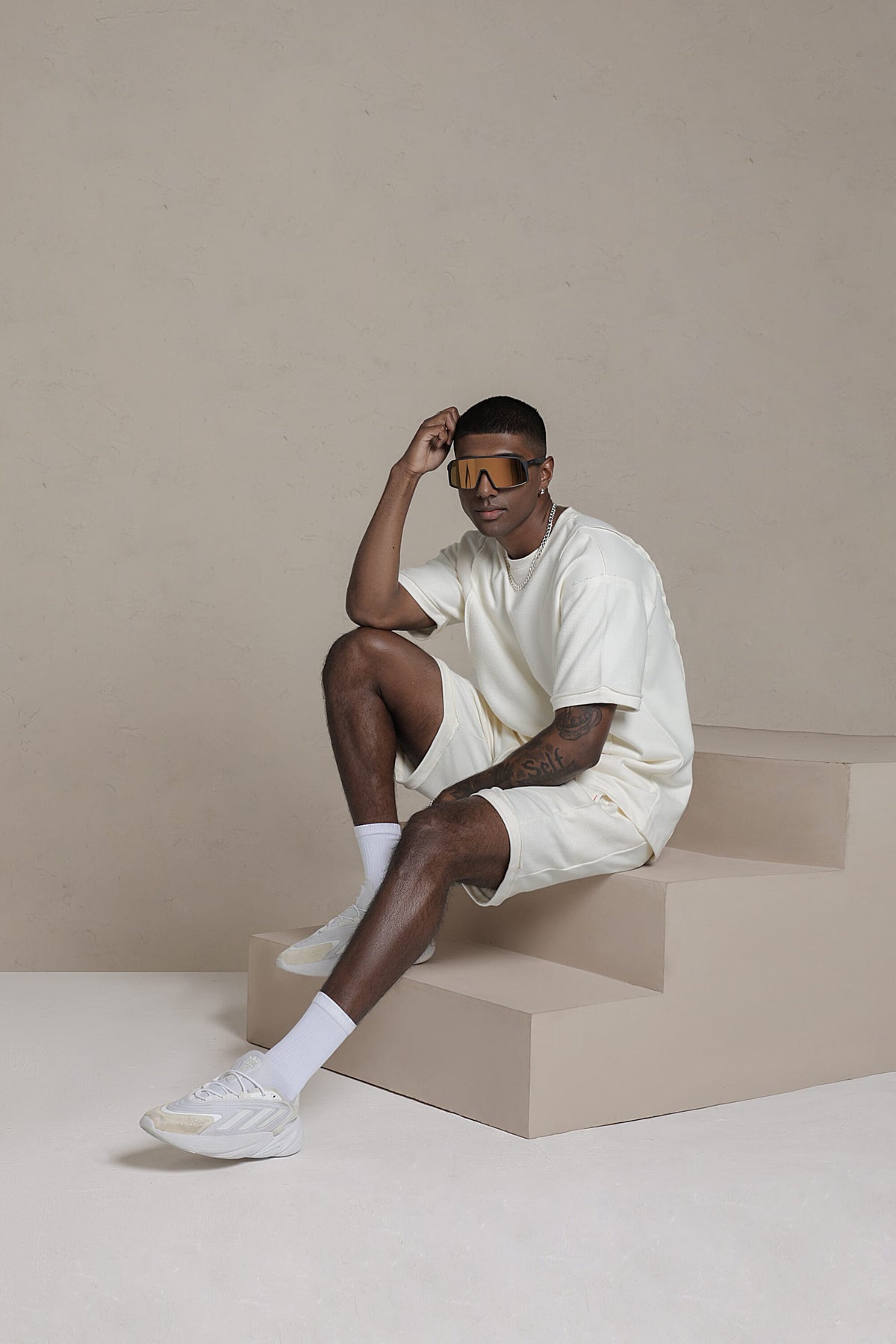 TRIBE OF 6 DEXTER RAW EDGE TEE