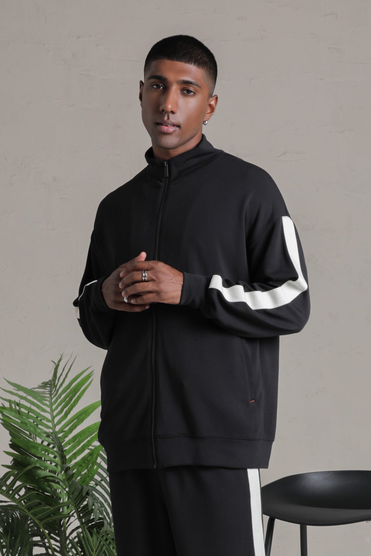 TRIBE OF 6 DONOVAN TRACKED HOODIE