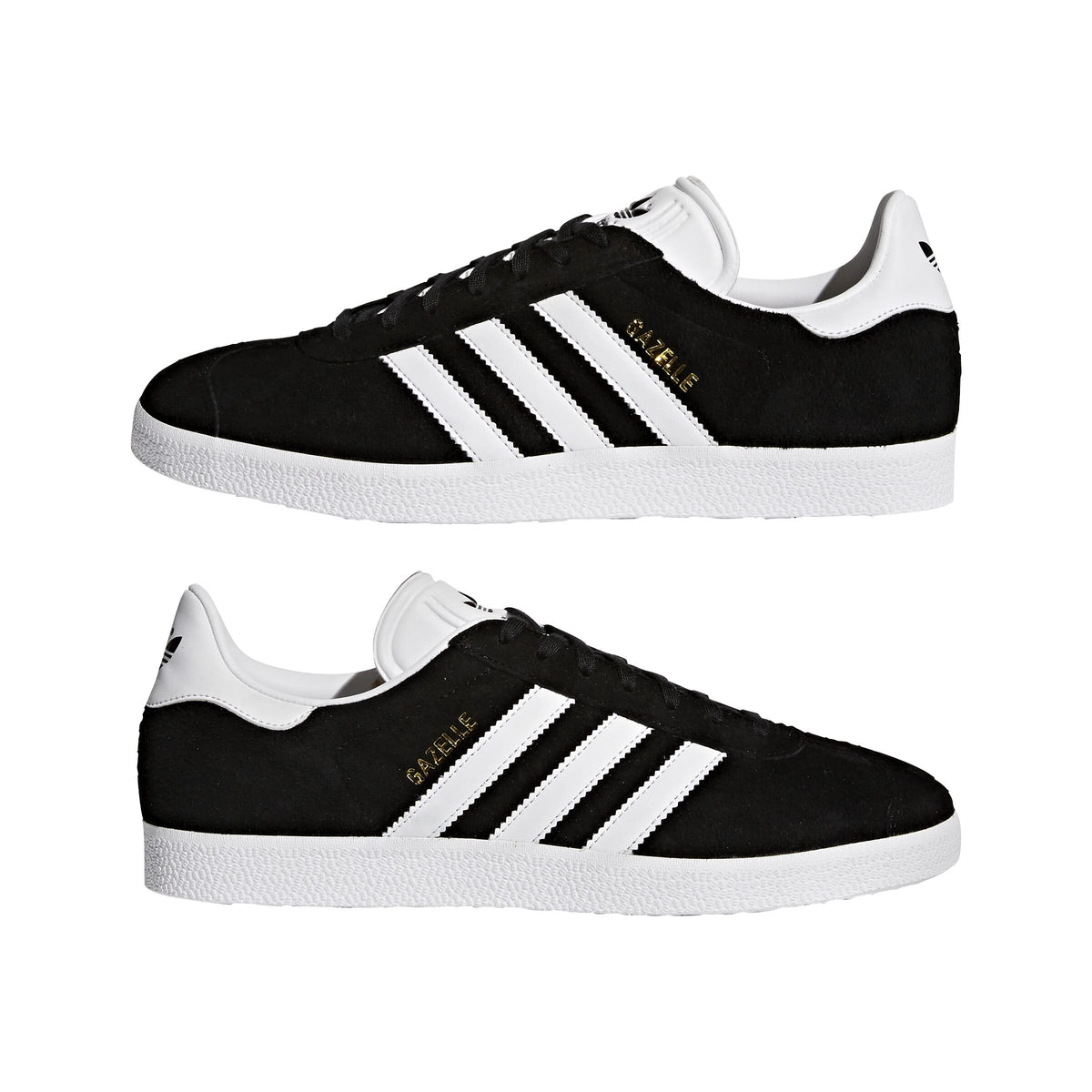 ADIDAS GAZELLE             CBLACK/WHITE/GOLDMT