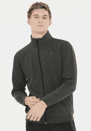 CRUZ PITT M ZIP MELANGE SWEATSHIRT