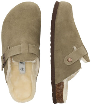 CRUZ CAMILLO LEATHER CORK CLOG W/WARM LINING