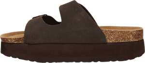 CRUZ Gaze W Leather Chunky Cork Sandal